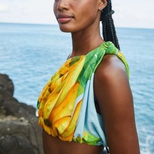 NWT Farm Rio Fresh Banana Top